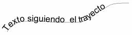texto en trayecto