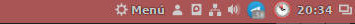 menu panel cinnamon
