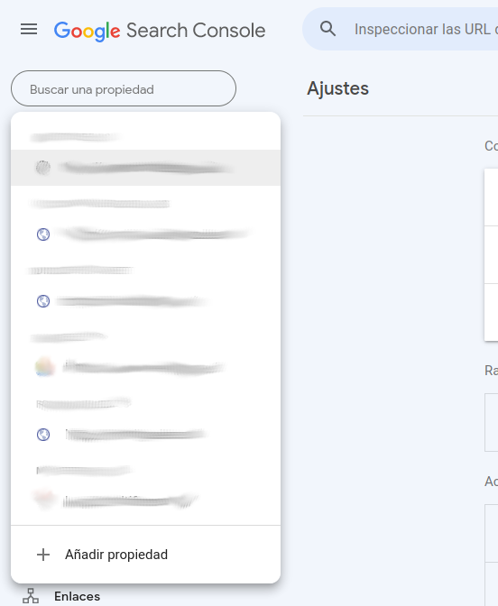 anhadir propiedad search console
