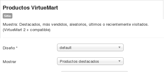 Mod virtuemart productos
