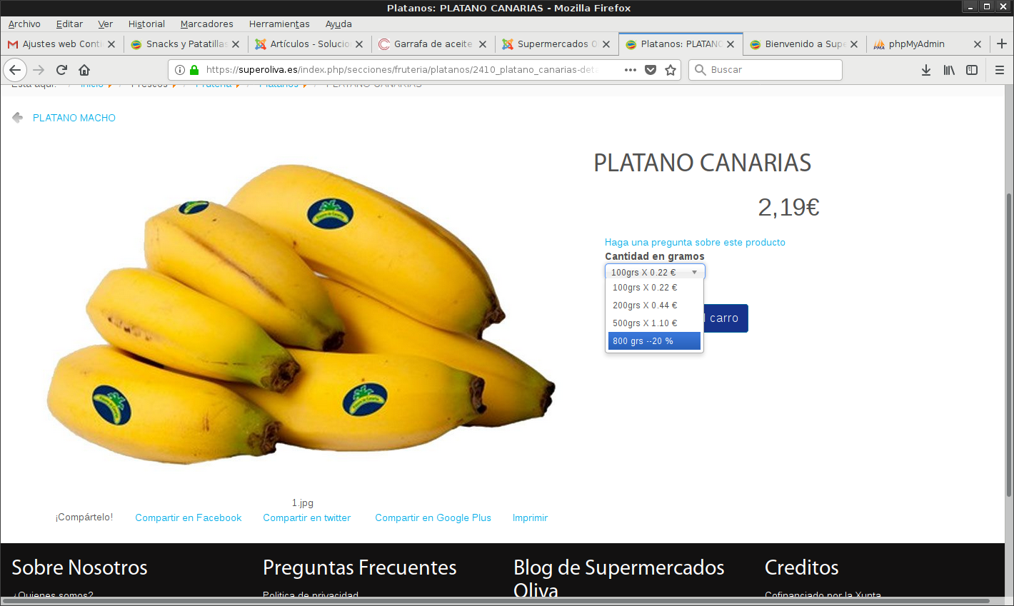 select gramos