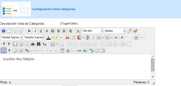 config-vista-categorias-phoca-gallery