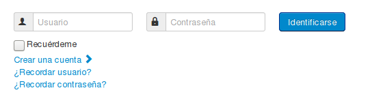 acceso horizontal con links