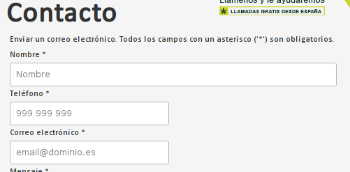 formularioJoomlaContactConPlacerHolder